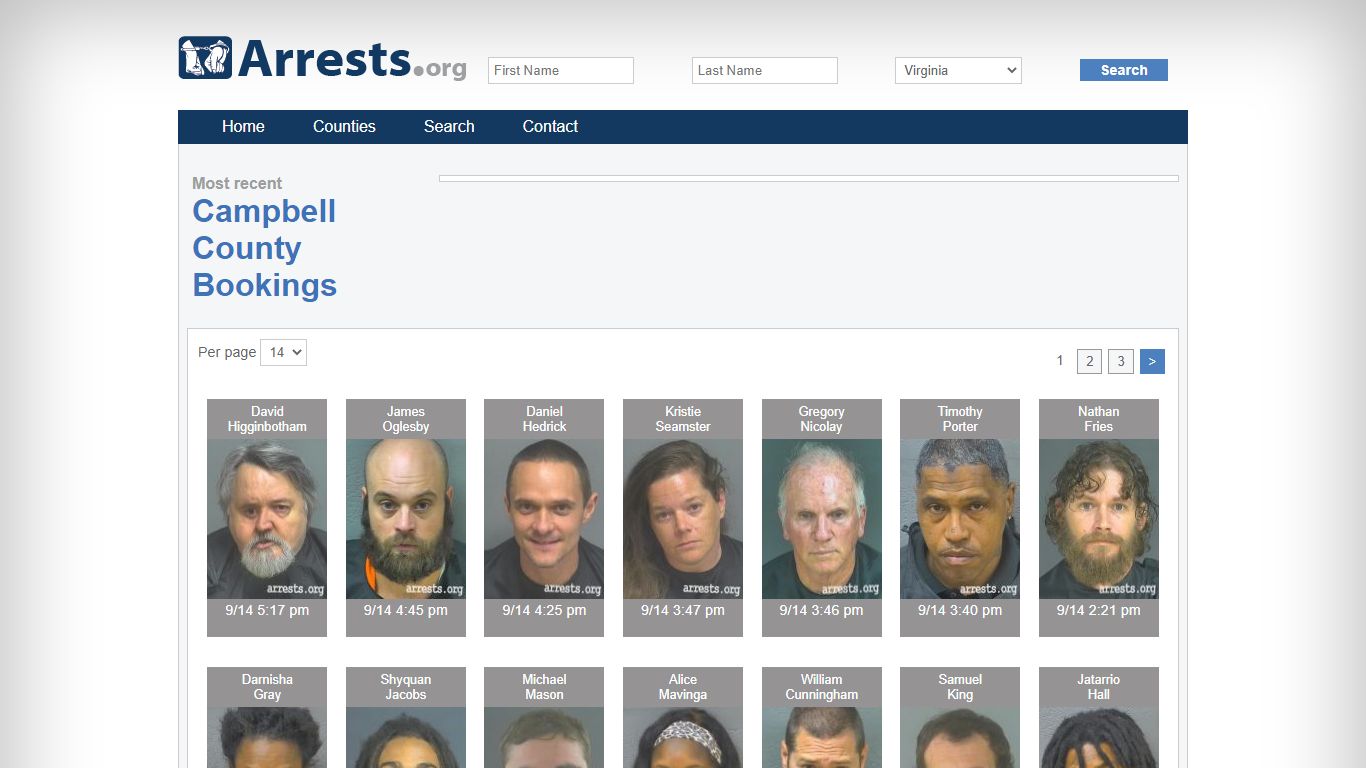 Campbell County Arrests and Inmate Search